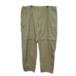 Columbia Convertible Cargo Hiking Pants XXL 32 Zip Off Outdoor Travel Trail Gorp